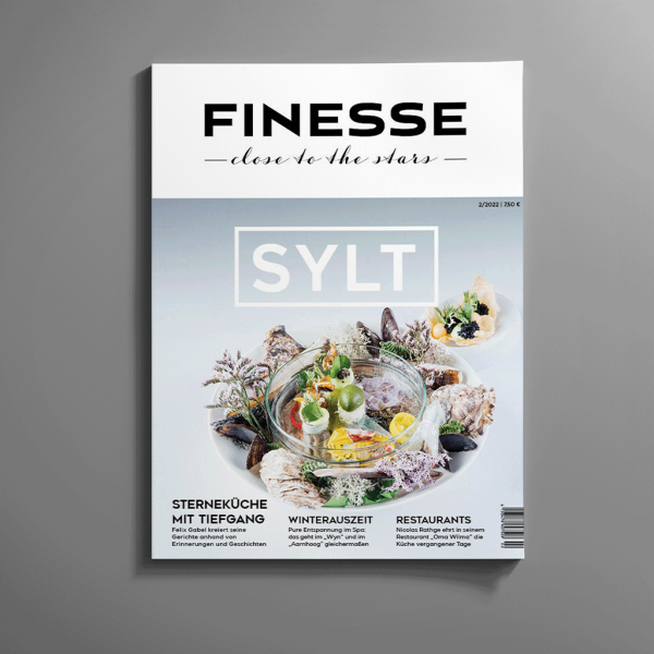 FINESSE SYLT #2 das Cover mit einem Gericht von Felix Gabel