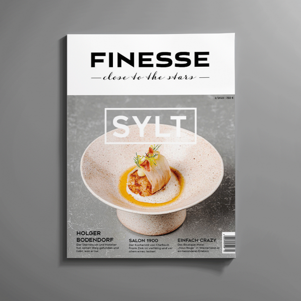 FINESSE SYLT #4 Cover mit einem Gericht von Holger Bodendorf